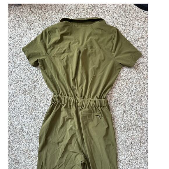 Girlfriend Collective Jumper/overalls, Olive/Army green, Small - Picture 7 of 10